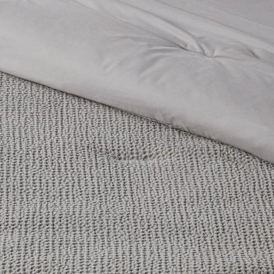 8pc Waffle Weave Comforter & Sheet Set - Threshold™ 3 8pc Waffle Weave Comforter & Sheet Set - Threshold™ - Image 3