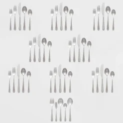 45pc Harrington Flatware Set Silver - Threshold™ 5 45pc Harrington Flatware Set Silver - Threshold™ -Threshold GUEST 014afb64 117b 4392 b63f f9512793ab79