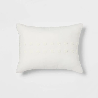 8pc Tufted Broken Stripe Comforter Bedding Set White - Threshold™ 8 8pc Tufted Broken Stripe Comforter Bedding Set White - Threshold™ - Image 8