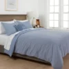 Washed Waffle Weave Duvet Cover & Sham Set - Threshold