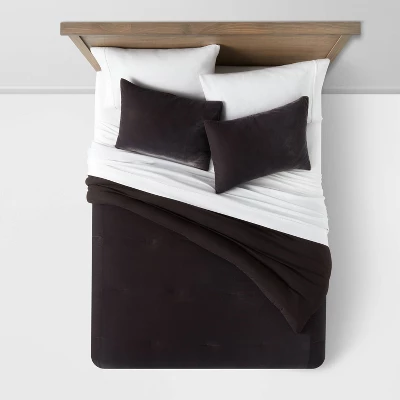 Lustrous Velvet Comforter & Sham Set - Threshold™ 2 Lustrous Velvet Comforter & Sham Set - Threshold™ - Image 2