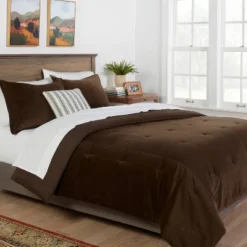 Cotton Velvet Comforter & Sham Set - Threshold™