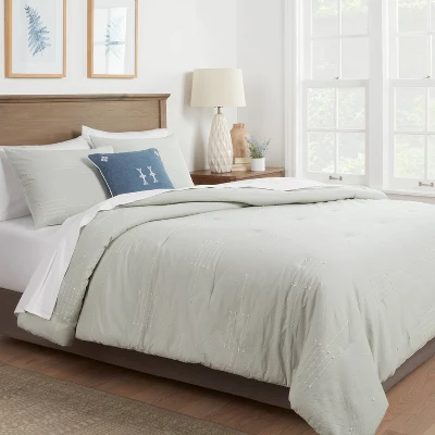 Clipped Linework Comforter & Sham Set - Threshold™ 1 Clipped Linework Comforter & Sham Set - Threshold™