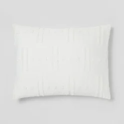 8pc Tufted Broken Stripe Comforter Bedding Set White - Threshold™ 14 8pc Tufted Broken Stripe Comforter Bedding Set White - Threshold™ -Threshold GUEST 42d4bc3b 6ba7 4bc5 a927 866f33fe3fc0