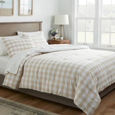 Yarn-Dyed Gingham Comforter & Sham Set - Threshold™ 1 Yarn-Dyed Gingham Comforter & Sham Set - Threshold™