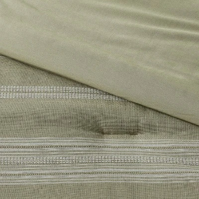 Cotton Woven Stripe Comforter & Sham Set - Threshold™ 3 Cotton Woven Stripe Comforter & Sham Set - Threshold™ - Image 3