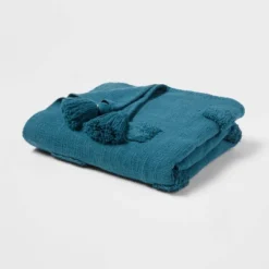 60"x80" Global Tufted Throw Blanket With Tassels - Threshold™ 9 60"x80" Global Tufted Throw Blanket With Tassels - Threshold™ -Threshold GUEST 59eb25ff 94ed 4917 a472 1f3c2c9609a2