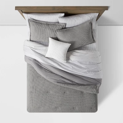 8pc Waffle Weave Comforter & Sheet Set - Threshold™ 2 8pc Waffle Weave Comforter & Sheet Set - Threshold™ - Image 2