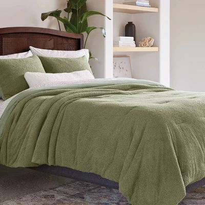 3pc King Traditional Cozy Chenille Comforter And Sham Set Green - Threshold™ 1 3pc King Traditional Cozy Chenille Comforter And Sham Set Green - Threshold™