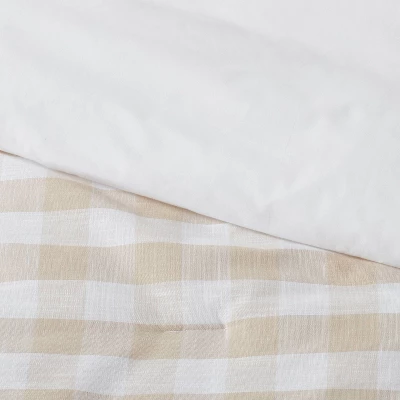 Yarn-Dyed Gingham Comforter & Sham Set - Threshold™ 3 Yarn-Dyed Gingham Comforter & Sham Set - Threshold™ - Image 3