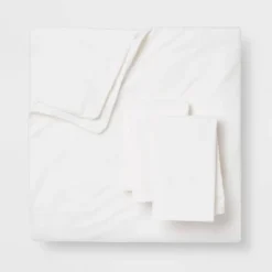 Washed Cotton Sateen Duvet & Sham Set - Threshold™ 9 Washed Cotton Sateen Duvet & Sham Set - Threshold™ -Threshold GUEST 9becce31 1a07 4c85 a879 10b2362bee28