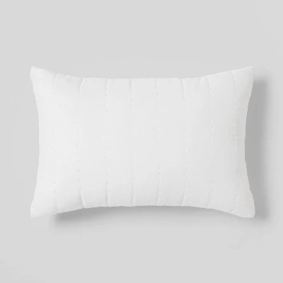 5pc Reversible Heathered Herringbone Stripe Comforter Set - Threshold™ 7 5pc Reversible Heathered Herringbone Stripe Comforter Set - Threshold™ - Image 7