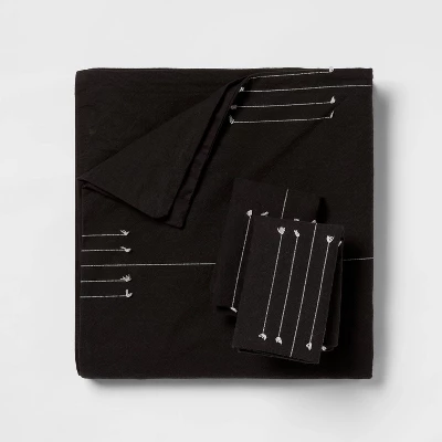 Clipped Linework Duvet Set - Threshold™ 3 Clipped Linework Duvet Set - Threshold™ - Image 3