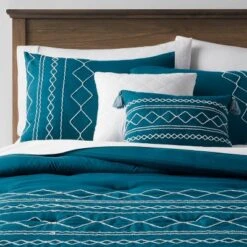 5pc Diamond Stitch Comforter Bedding Set Dark Teal Blue - Threshold™ 13 5pc Diamond Stitch Comforter Bedding Set Dark Teal Blue - Threshold™ -Threshold GUEST c1b501c1 de8b 43d3 8186 af16ee2cbb48