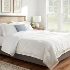 Family-Friendly Comforter & Sham Set Chambray - Threshold™