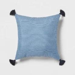 5pc Block Print With Border Comforter Bedding Set White/Blue - Threshold™ 11 5pc Block Print With Border Comforter Bedding Set White/Blue - Threshold™ -Threshold GUEST c694dc91 e0ad 45f3 8331 20bfeed2019f