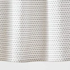 Woven Dotted Line Shower Curtain - Threshold™ -Threshold GUEST c7edfdb0 2cdc 438d a6a1 35645615b067