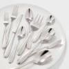 45pc Luxor 18/10 Stainless Steel Flatware Set - Threshold Signature™