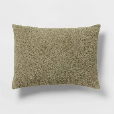 3pc King Traditional Cozy Chenille Comforter And Sham Set Green - Threshold™ 3 3pc King Traditional Cozy Chenille Comforter And Sham Set Green - Threshold™ - Image 3