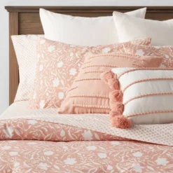 12pc Floral Boho Comforter & Sheets Set Terracotta Pink - Threshold™ 19 12pc Floral Boho Comforter & Sheets Set Terracotta Pink - Threshold™ -Threshold GUEST f3330df4 d165 44ef 87fd 293b2d10cfce
